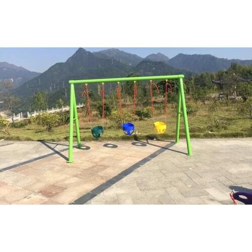 Outdoor baby swing chair playground childrens plastic slide garden toys seat kids monkey bars set children child swing nest Q26