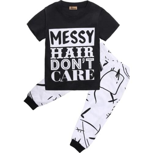 2pcs Toddler Infant Baby Clothing Sets Boy short Sleeve T-shirt Pant Leggings Kids Outfits Set Toddler Suits Baby Girls Clothes