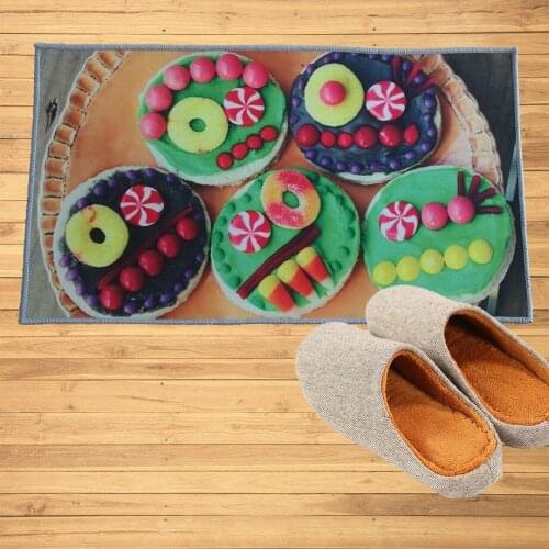 Candy Cookies Cakes Bakery Doormat Mats Hallway Doorway Bathroom Kitchen Rugs Custom Floor Mats Carpet Wedding Home Decoration
