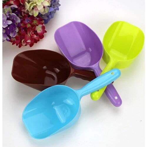 Pet Food Shovel for Dogs Simple Convenient Cat Food Dispenser Pet Dog Feeding Tool for French Bulldog Pug Large Dog Food Shovel