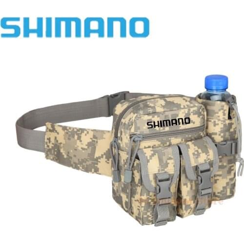 Shimano Multicolor Waist Packs Waterproof Running Fishing Bag Outdoor Belt Bag Riding Mobile Phone Fanny Pack Gym Belt Bags