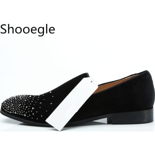 Men Loafer Luxury Rivets Stud Party Wedding Men Dress Shoes Runway Style Outdoor Shoes Low Top Flats Fashion Shoes