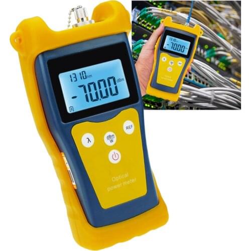 New Fiber Optical Optic 110V Power Meter Tester -50 ~ +26 dBm Telecommunications Engineering Maintenance Cabling System