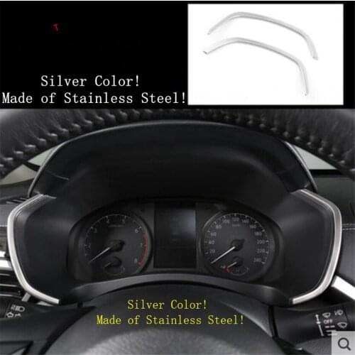 Yimaautotrims Dashboard Instrument Strip Screen Cover Trim For Nissan Altima Teana 2019 2020 Stainless Steel Interior Mouldings