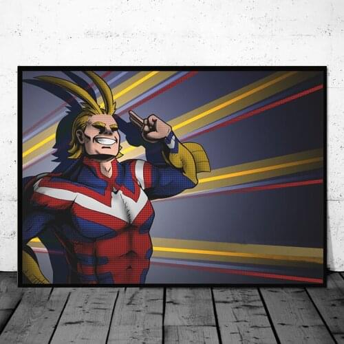 Living Room Poster My Hero Academia Anime Manga Wall Art Print Decor,20 x 28 Inches,No Frame