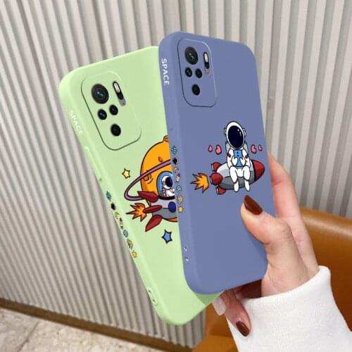 Planet Dialogue Silicone Case For Xiaomi Redmi Note 10 10S 9T 9 8 7 Pro MAX Redmi 9 9A 9T K40 K30 K20 Pro Soft Phone Cover Case