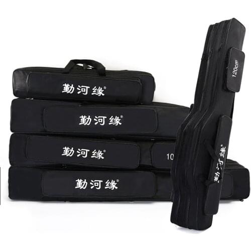 Outdoor 2/3 Layer Fishing Bag Backpack 80cm/120cm Fishing Rod Reel Bag Fishing Pole Tackle Bag Travel Case XA131G