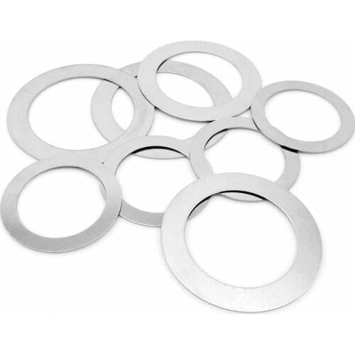 50pcs M2 M3 M4 M5 M6 M7 M8 DIN988 304 Stainless Steel Ultra Thin Flat Washer Adjusting Ultrathin Shim Plain Gasket High Quality