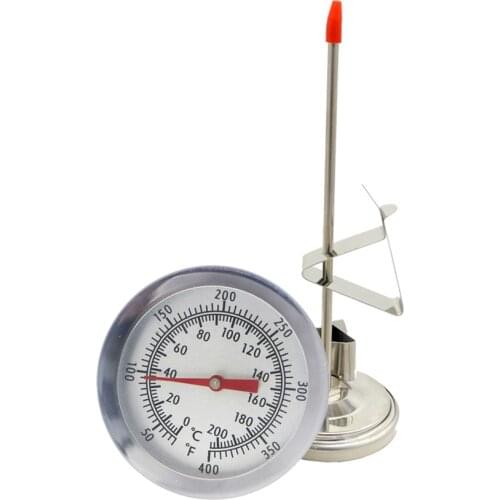 0-200℃ New Meat Thermometer With Clip Kitchen Cooking Food 200mm Probe BBQ Cook Tools Oil Temperature Meter Gauge Milk Coffee