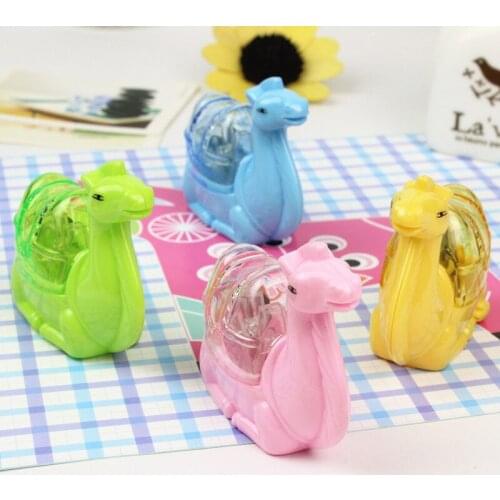 1pcs Korean stationery creative products sweet candy color cartoon camel style pencil sharpener / pencil sharpener