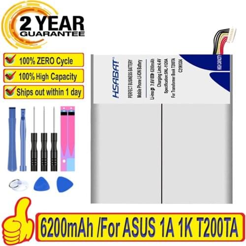 100% Original HSABAT 5600mAh C21N1334 Battery For ASUS 1A 1K T200TA T200TA T200TA-C1-BL