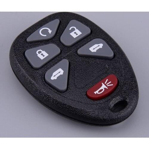 15114376 Car Keyless Entry Remote 6-Buttons Key Fob Transmitter Replacement fit for Buick Terraza Chevy Pontiac Montana KOBGT04A