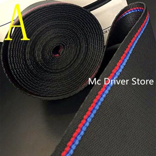30 meters Car Seat Belt Auto Safety Webbing Racing Harness Ribbon 48mm Blue Red Wholesale Dropshipping 4color