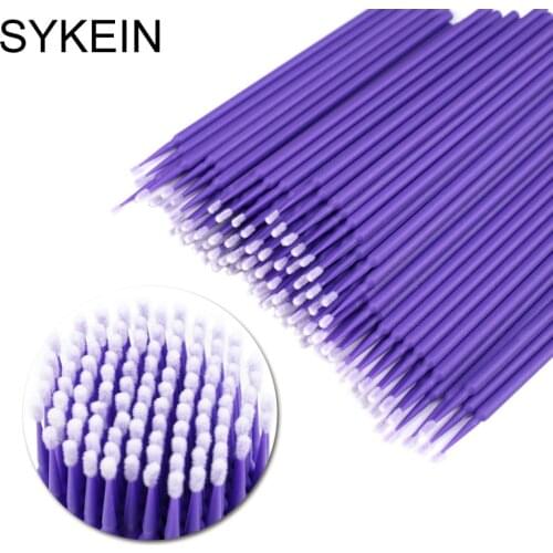 50 Pcs Disposable MicroBrush Eyelashes Extension Individual Lash Removing Swab Micro Brush For Eyelash Extension Tools