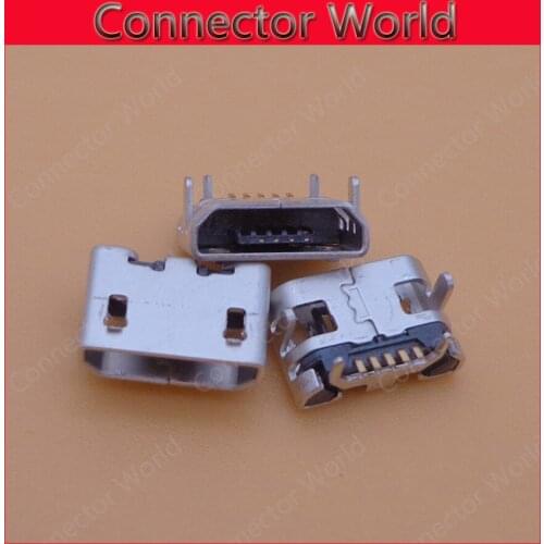 50pcs Micro usb connector Charging port for ASUS Memo Pad 7 ME170C K017 for Lenovo IdeaTab A2109A
