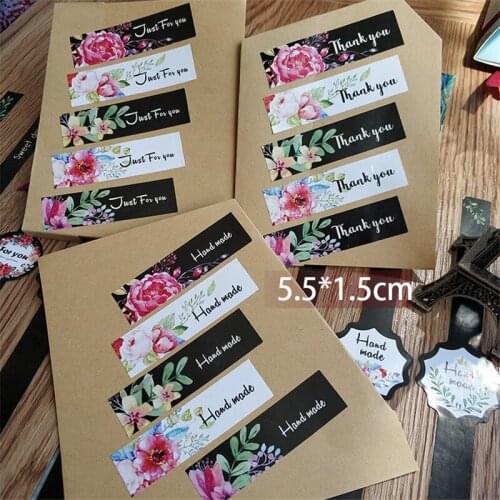 500pcs/lot Good Quality Justforyou Seal Stickers Cake Packaging Baking DIY Gift Thankyou And Handmade Sealing Stickers
