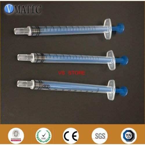Free Shipping Non Sterilized 20 Sets Dispensing Syringes 1cc 1ml Plastic Syringe