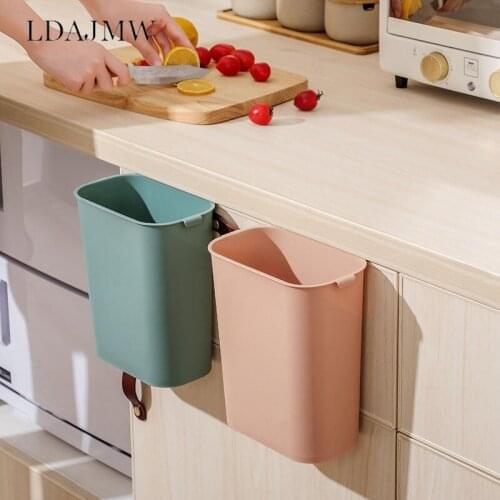 Household Supplies Cleaning Tools Kitchen Wall-mounted Trash Can Living Room Bathroom Wastebasket Classification Storage Bin