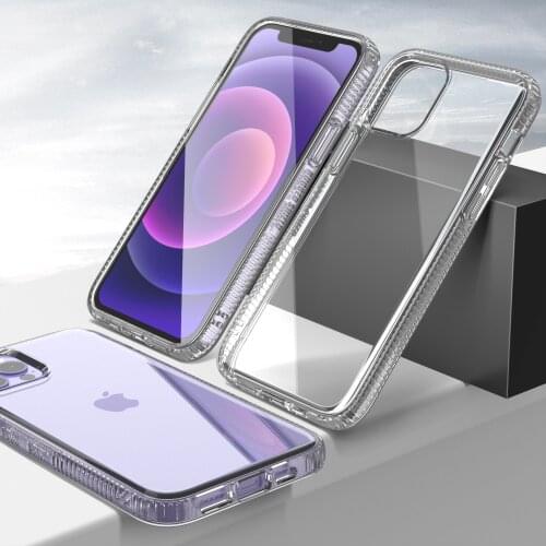 Transparent Case For iPhone 12 Pro 11 Max Mini SE 2020 7 8 Plus XS XR X Clear Soft Silicone Protection Shockproof Non-Slip Cover