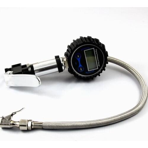 Digital Car Tire Air Pressure Inflator Gauge 200PSI LCD Display Vehicle Tester Inflating Monitor