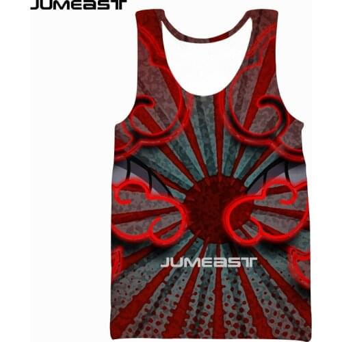 Jumeast Brand Men/Women 3D Printed Vest Naruto cloud Short Sleeve Sport Pullover Summer Tank Tops Tees