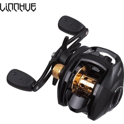 LINNHUE Baitcasting Reel FO2000 8KG Max Drag 8.1:1 High Speed Metal Spool Fishing Reel Power Carp Fishing Tackle White Bass