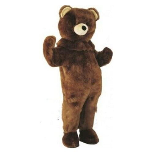 Brown Bear Mascot Costume Suit Cosplay Animal Party Game Clothing Advertising Halloween Fancy Dress Character Parade Outfits New
