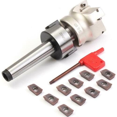 MT2-FMB22+Cutter+Insert 10-Piece Set Milling Tool For Milling Machine