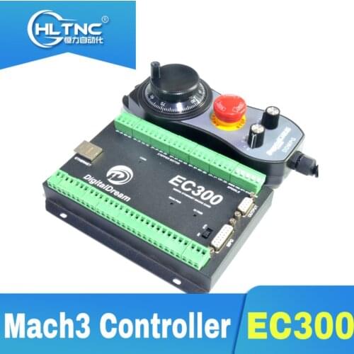 New Ethernet MACH3 interface board 3/4/5/6-axis control, EC300 controller MPG kit