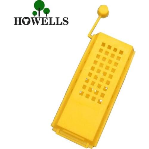 Bee House Queen cage Beekeeping Bee transport cage Mailing Bee Beehive 8 * 3.8 * 1.2 CM Yellow