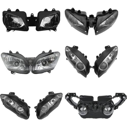 Motorcycle Front Headlight Head Light Lamp Assembly For Yamaha YZF R1 98-99 2000-2001 02-03 04-06 07-08 2009-2011