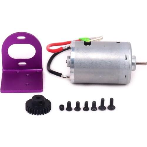 1Set Adjustable Motor Amount + 540 Motor w/Fan For Rc Hobby Model Car 1/18 Wltoys A959 A969 A979 K929 Cooling Fan