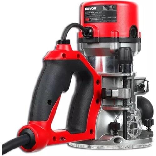 Handle Electric Wood Milling Woodworking Engraving Machine Handheld Slotting Machine High Power Trimmer DIY Electric Motor