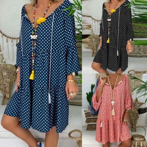 Цветочные летние платья THINKTHENDO China At AliExpress