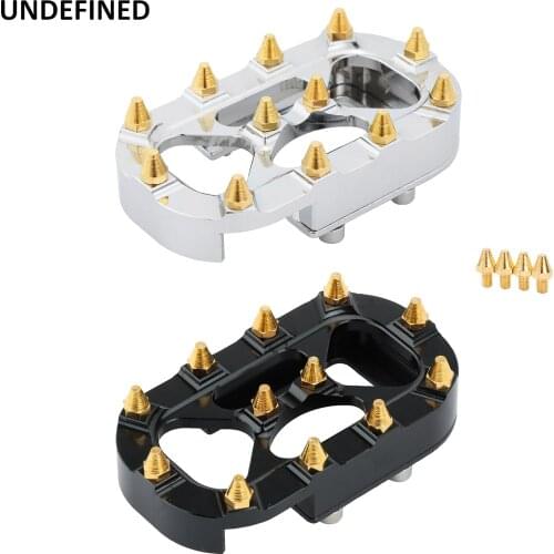Motorcycle MX Style CNC Aluminum Universal Brake Pedal Pad Cover For Harley Sportster Roadster Iron 883 XL1200 XL883 XR-1000