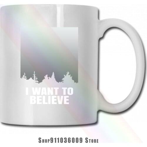 I Want To Believe mug cup tazas