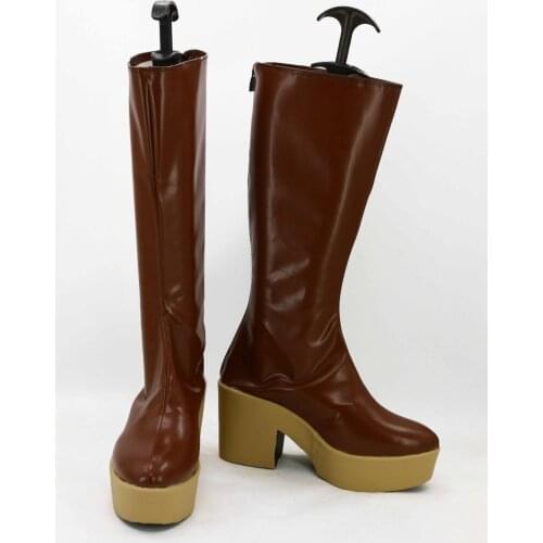 Japan anime Fairy Tail cosplay boots Lucy Heartphilia shoes custom-made