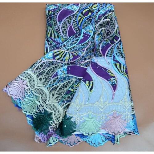 KAKATEX African Lace Wax Fabric Latest Colorful Cotton Nigerian Lace High Quality Net French Lace for Weeding Party