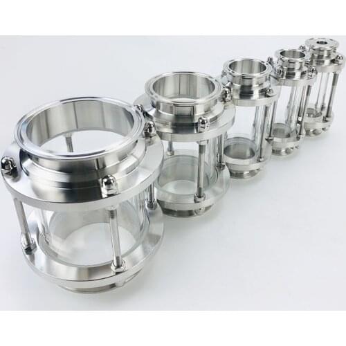2"(51mm)OD64 High Quality Flow Sight Glass Dioptr Sight Tower Sight Glass Stainless Steel304 Sanitary Fitting