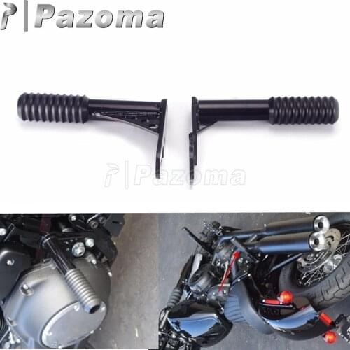 2pcs Motorcycle Passenger Peg Crash Bar Steel Foot Peg Slider Bumper For Harley Softail Street Bob Low Rider FXBB FXLR 2018-Up