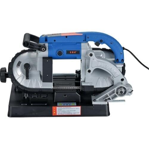 220V 710W Electric Horizontal Band Saw Machine Portable Stainless Steel Small Metal Cutting Machine