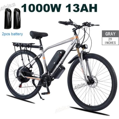 29inch 1000W Electric Bike 40km/h Li-ion Powered Sports E-Bike Urban ebike Men Bicycle Commuter Travel Powerful Electric Bicycle