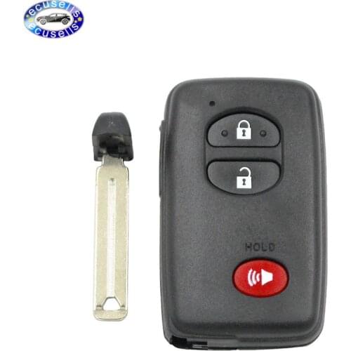 3 Buttons New Smart Remote Key Shell Case 2+1 Button for Toyota 4Runner Land cruiser Prius