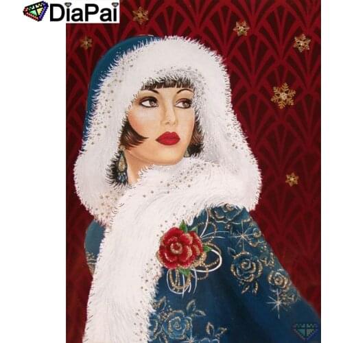DIAPAI Diy 5d Diamond Painting "Beauty character" Cross Stitch Square Round Diamond Embroidery Handwork Rhinestone Art A26225