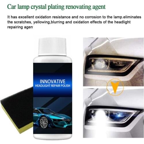 Auto Accessories 30/50ml Auto Headlight Renewal Polishing Car Headlight Repair Refurbishment Liquid Car Light Repair Agent TSLM1