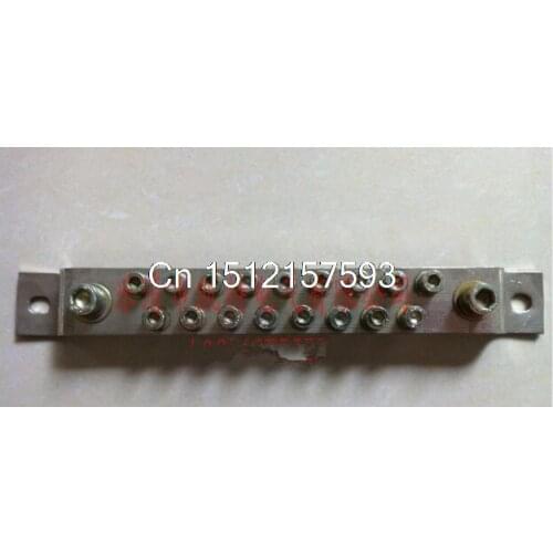 Double row 19 holes up, specification 2.5 * 25, copper grounding, grounding Busbar, double rows of grounding line