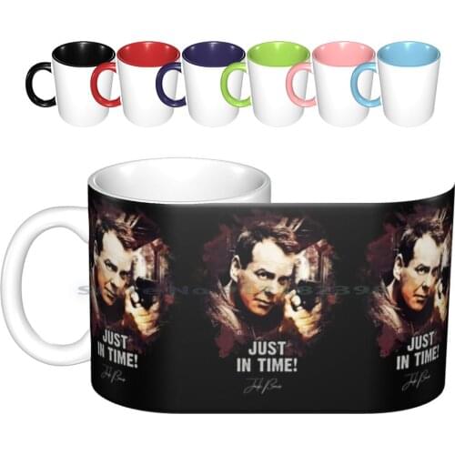 Just In Time-Jack Ceramic Mugs Coffee Cups Milk Tea Mug Movies Video Movie Film Films Videos Actor Actress Cinema Dvd Amc Star