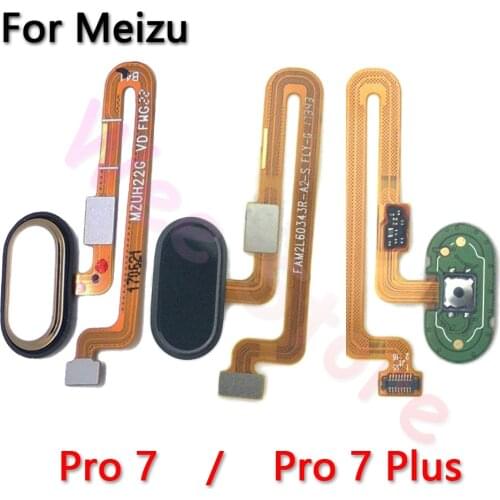 Back Home Button Fingerprint Sensor Flex Cable For Meizu Pro7 Pro 7 Plus Original Phone Repair Parts