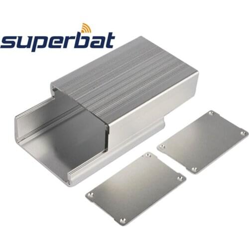 Superbat 110*73*47mm Aluminum Box Enclosure Case for Amplifier Instrument PCB Junction Box 4.33"*2.87"*1.85"(L*W*H) with Screws