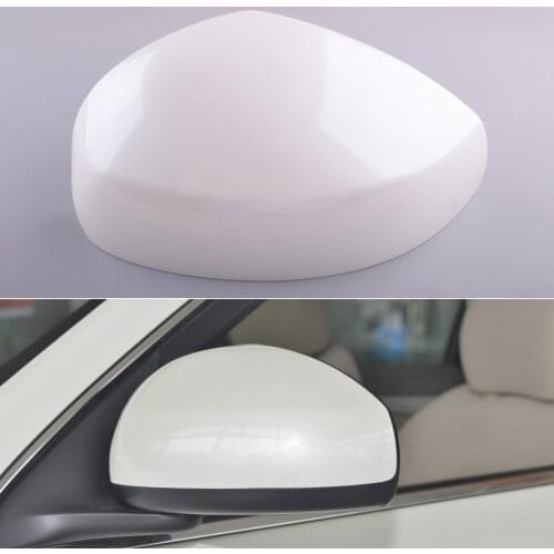 Car Exterior Left Side Rearview Mirror Cover Cap Fit for Nissan Sentra 2013 2014 2015 2016 2017 2018 Pearl White
